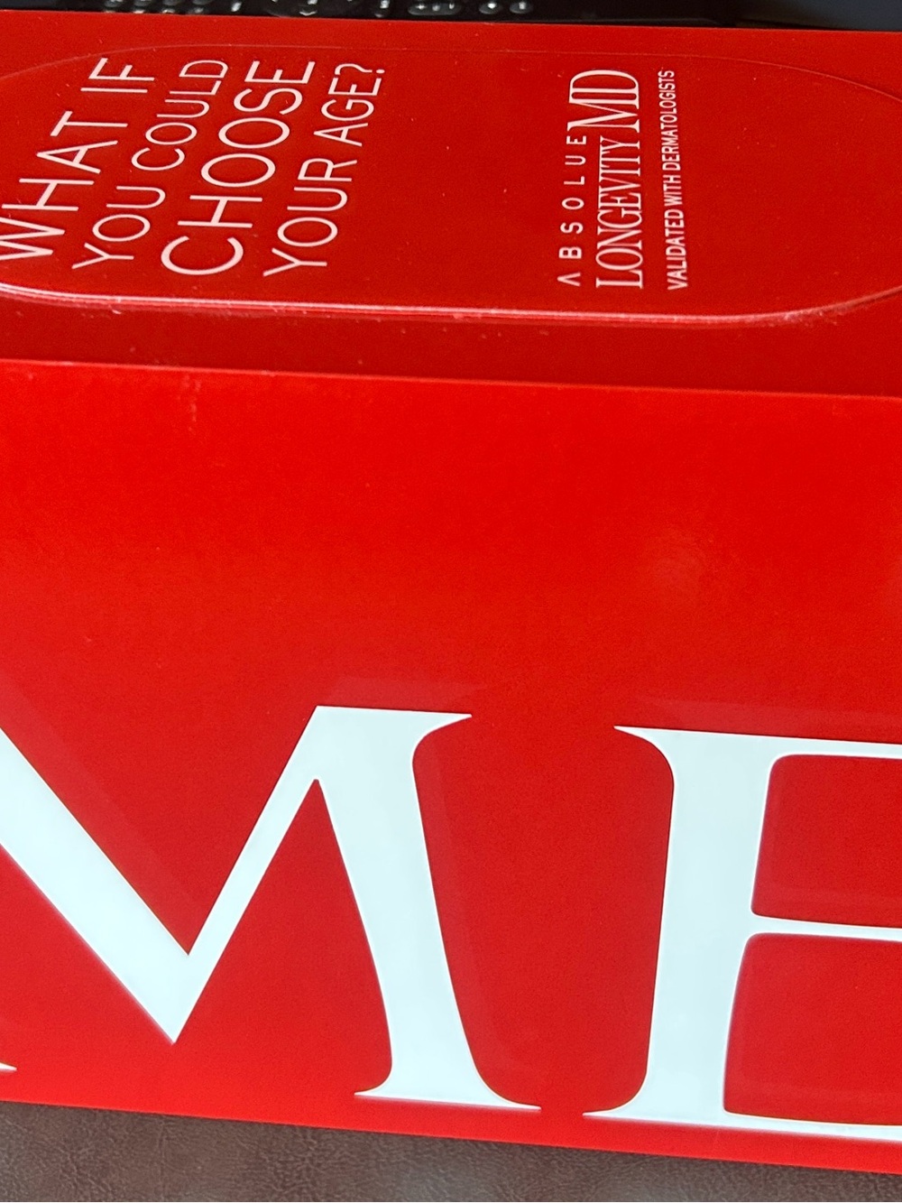 Lancôme empty box